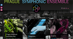 Desktop Screenshot of praguesymphonicensemble.com